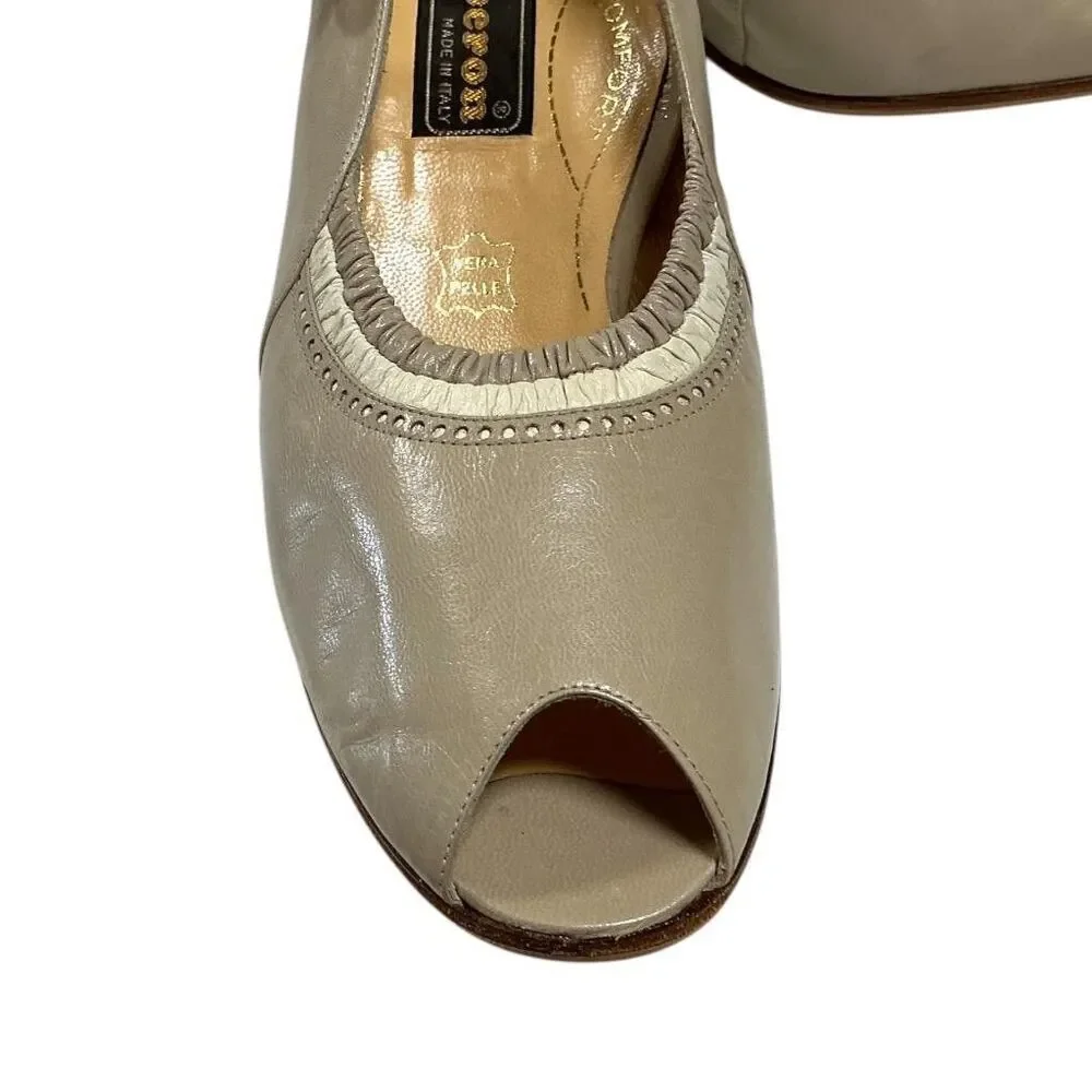 Peron slingback peeptoe